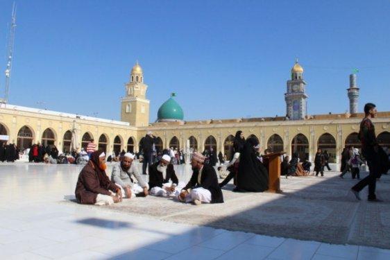 Alevi dedelerinin Kufe Mescidi ziyaretinden görüntüler