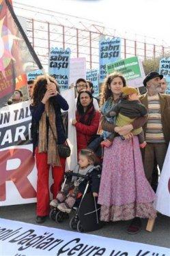Baraj ve HES Fuarı’nı protesto ettiler 