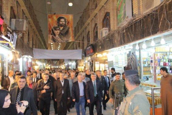 Alevi dedelerinin Kufe Mescidi ziyaretinden görüntüler