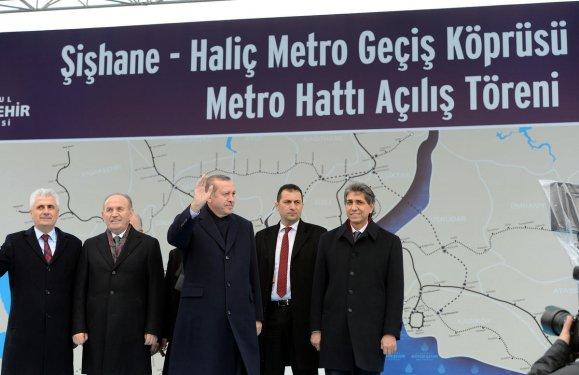 Haliç Metro Geçiş Köprüsü açıldı