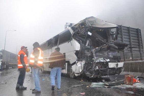 Bolu'da zincirleme kaza