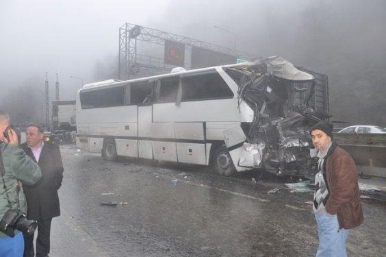 Bolu'da zincirleme kaza