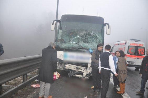 Bolu'da zincirleme kaza