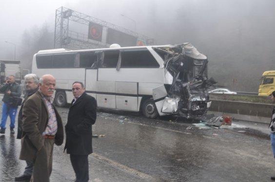 Bolu'da zincirleme kaza