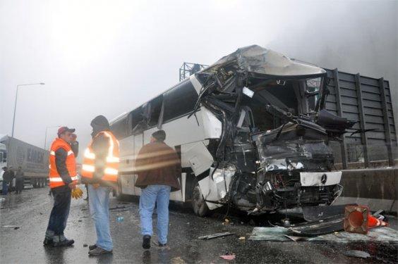 Bolu'da zincirleme kaza