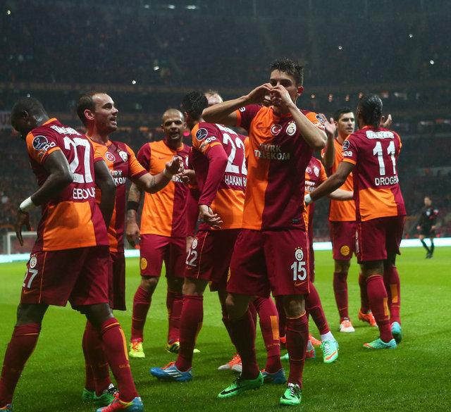 Galatasaray - Akhisar Belediyespor maçından kareler
