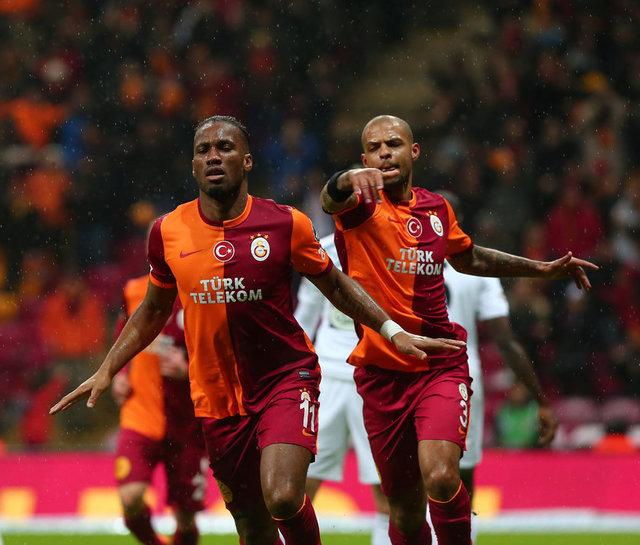 Galatasaray - Akhisar Belediyespor maçından kareler