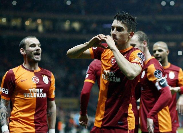 Galatasaray - Akhisar Belediyespor maçından kareler