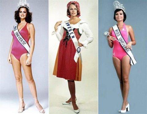 1950'lerden bu yana seçilen kainat güzelleri