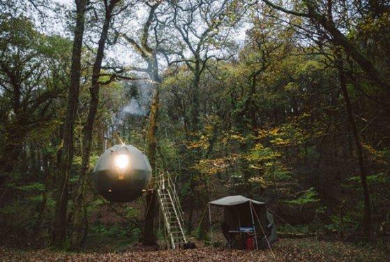 İngiltere'nin ilk ağaç ev oteli büyük talep görüyor