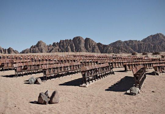 Çölün ortasındaki sinema uydudan bulundu