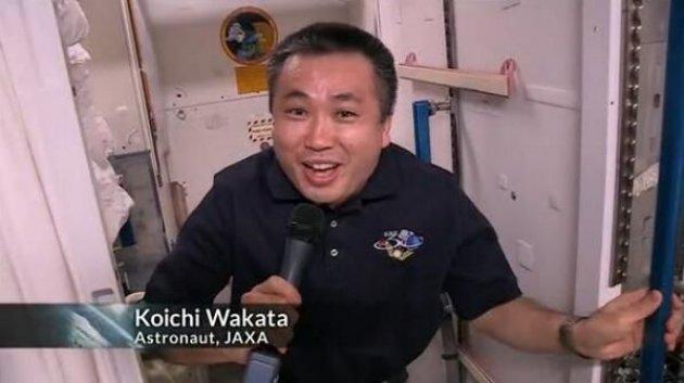 Uzaydan canlı yayın yapıldı