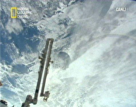 Uzaydan canlı yayın yapıldı