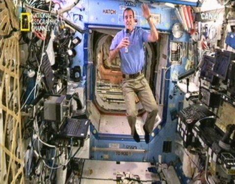 Uzaydan canlı yayın yapıldı