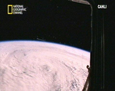 Uzaydan canlı yayın yapıldı