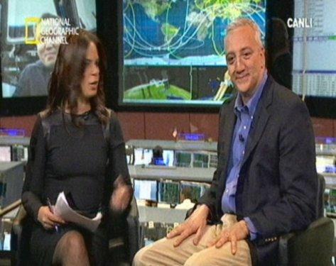 Uzaydan canlı yayın yapıldı