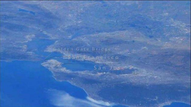 Uzaydan canlı yayın yapıldı