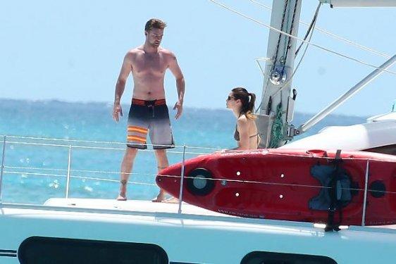 Justin Timberlake ve Jessica Biel tatilde