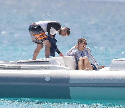 Justin Timberlake ve Jessica Biel tatilde