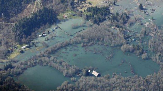 ABD'deki heyelandan görüntüler