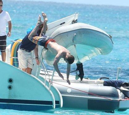 Justin Timberlake ve Jessica Biel tatilde