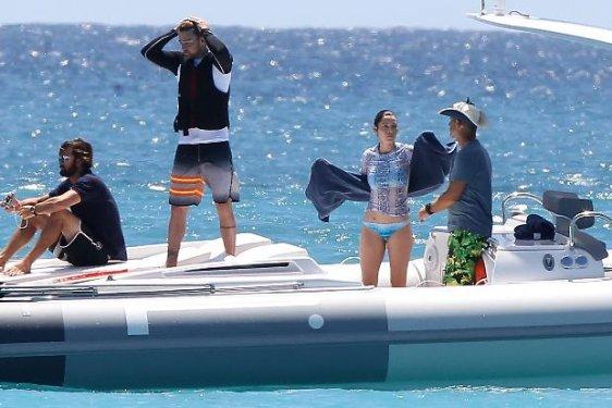 Justin Timberlake ve Jessica Biel tatilde