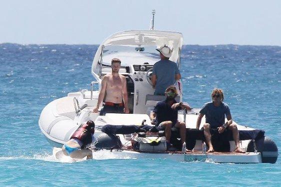 Justin Timberlake ve Jessica Biel tatilde