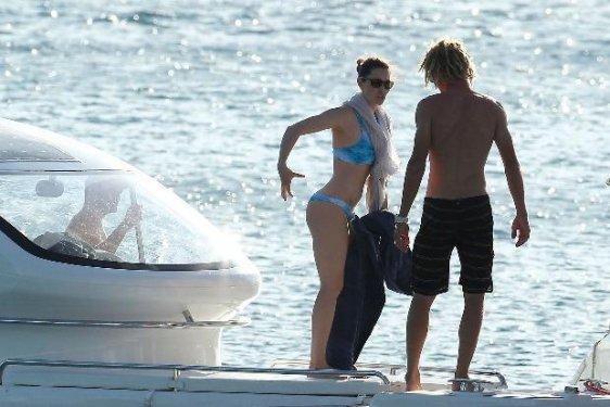 Justin Timberlake ve Jessica Biel tatilde