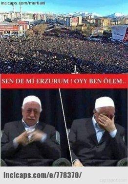 İnternette yerel seçim ve Gülen caps'leri