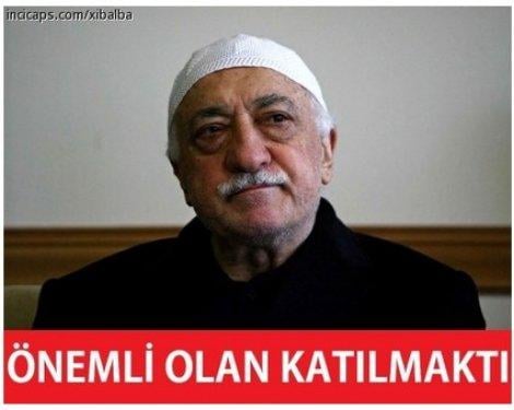 İnternette yerel seçim ve Gülen caps'leri