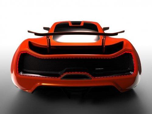 2000 beygirlik hiper otomobil Trion Nemesis