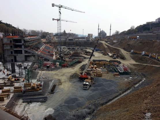 Vodafone Arena inşaatında son durum (15-04-2014)