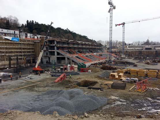 Vodafone Arena inşaatında son durum (15-04-2014)