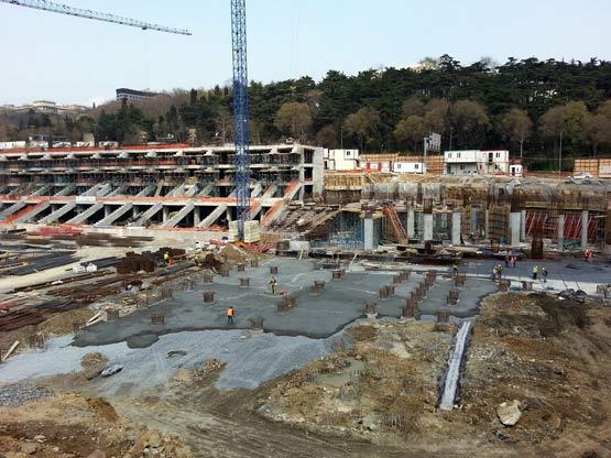 Vodafone Arena inşaatında son durum (15-04-2014)