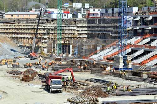 Vodafone Arena inşaatında son durum (15-04-2014)