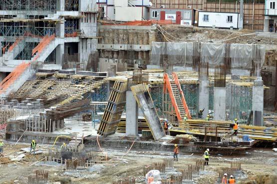 Vodafone Arena inşaatında son durum (15-04-2014)