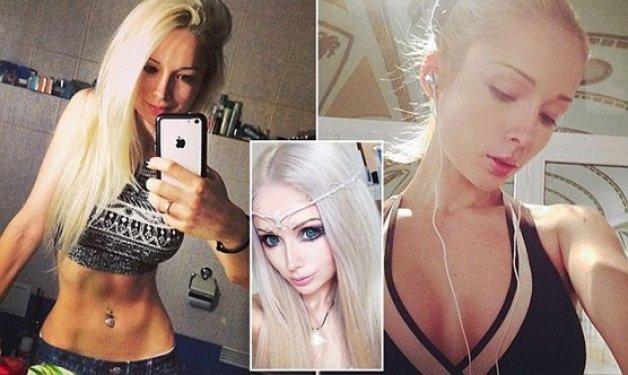 Barbie bebek Valeria Lukyanova'nın  son hali
