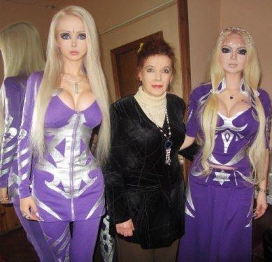 Barbie bebek Valeria Lukyanova'nın  son hali