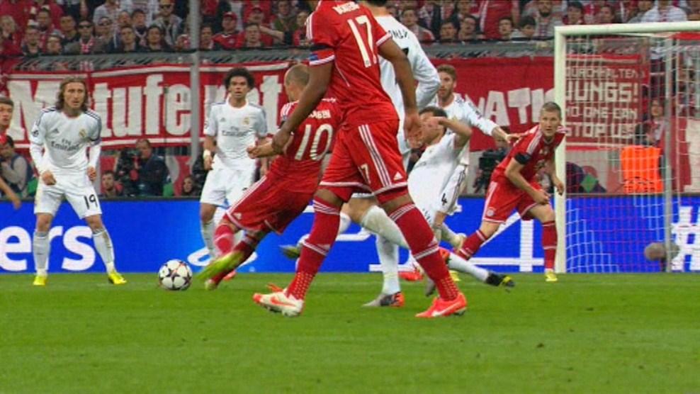 Bayern Münih - Real madrid maçından kareler