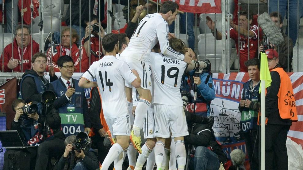 Bayern Münih - Real madrid maçından kareler