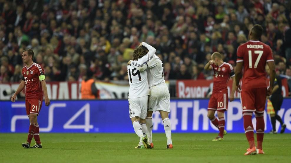 Bayern Münih - Real madrid maçından kareler