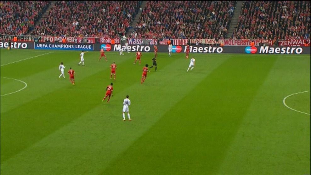 Bayern Münih - Real madrid maçından kareler