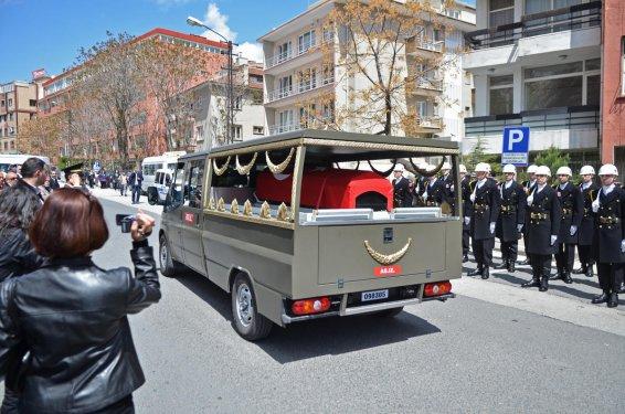 Deniz Kurmay Albay Murat Özenalp  son yolculuğuna uğurlandı