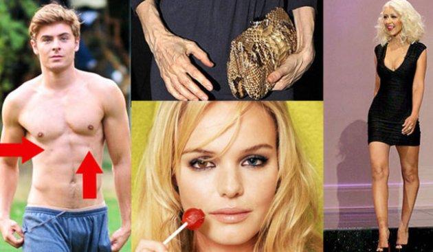 Ünlülerin bilmediğiniz defoları