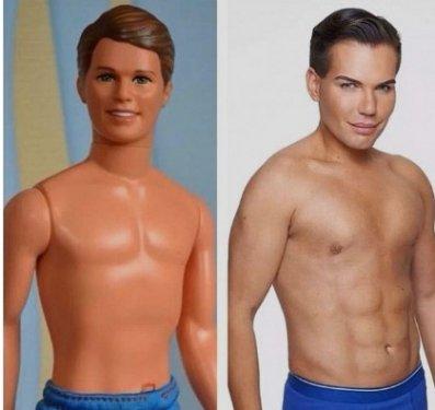 Barbie sevgilisine benzemek için değişti 