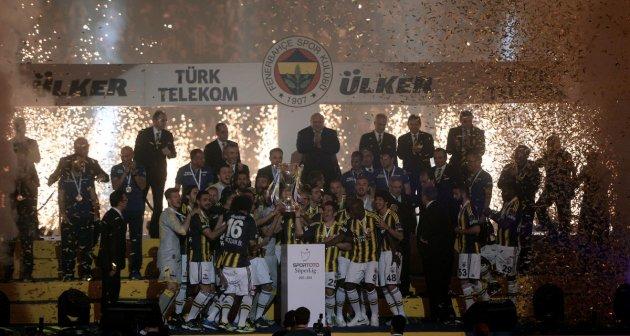 Fenerbahçe'nin şampiyonluk kutlamaları