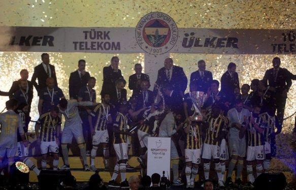 Fenerbahçe'nin şampiyonluk kutlamaları