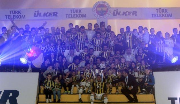 Fenerbahçe'nin şampiyonluk kutlamaları