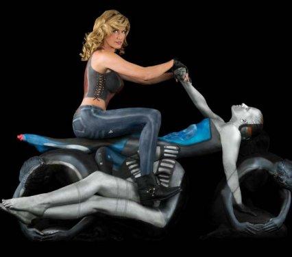 Vücut boyama sanatı sınır tanımıyor 