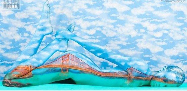 Vücut boyama sanatı sınır tanımıyor 